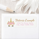 Eenhoorn retouradreslabels etiket (Insitu)