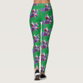 Eenhoorn Riding Santa Leggings (Achterkant)