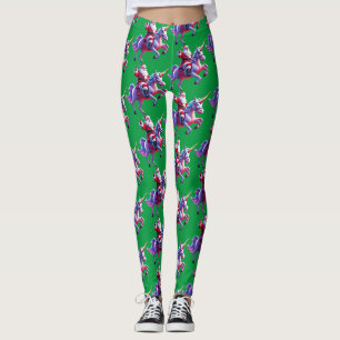 Eenhoorn Riding Santa Leggings