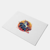 Eenhoorn Rijden Bull Boys Meisjes Mannen Vrouwen K Deurmat (Schuin)