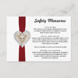 Eenhoorn Rode Kant Veiligheidsmaatregelen Informatiekaartje