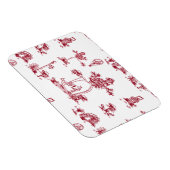 Eenhoorn Rode Tegelmagneet Magneet (Rechterzijde)