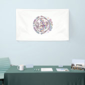 Eenhoorn Rodeo maar maak het Magisch Grappig Schat Spandoek (Beurs)