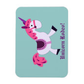 Eenhoorn Rodeo Magneet (Verticaal)