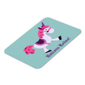 Eenhoorn Rodeo Magneet (Linkerzijde)