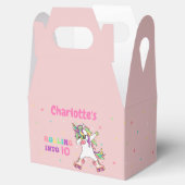 Eenhoorn Rolschaatsen Rollen naar Verjaardag Bedankdoosjes (Geopend)