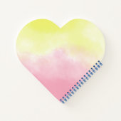  Eenhoorn Roze en Geel Notitieboek (Achterkant)