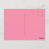 Eenhoorn Roze Fantasie Briefkaart (Achterkant)