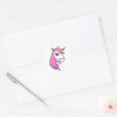 Eenhoorn Roze Sticker (Envelop)