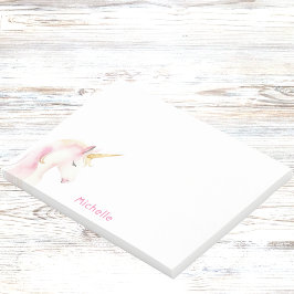 Eenhoorn roze wit naam meisje post-it® notes