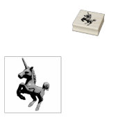 Eenhoorn Rubber Stamp (Gritty) Rubberstempel (Gestempeld)