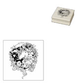 Eenhoorn Rubberstempel (Gestempeld)