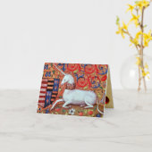 EENHOORN Ruby, Gefeliciteerd Kaart (Gele Bloem)