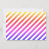 Eenhoorn ruimte sterrenstelsel uitnodiging (Achterkant)