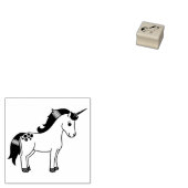 Eenhoorn Schattigee Kinderen Rubberstempel (Gestempeld)