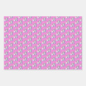 Eenhoorn Schattigee magische verjaardag Inpakpapier Vel (Voorkant 3)