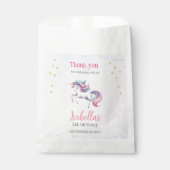 Eenhoorn Schattigee magische Waterverf Bedankzakje (Voorkant)