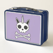 Eenhoorn Schedel en Kruisbeenderen (Achterkant)