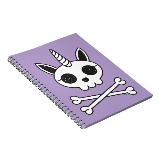 Eenhoorn Schedel en Kruisbeenderen Notitieboek (Rechterzijde)