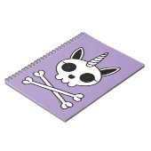 Eenhoorn Schedel en Kruisbeenderen Notitieboek (Linkerzijde)