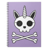 Eenhoorn Schedel en Kruisbeenderen Notitieboek (Voorkant)