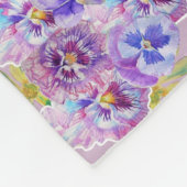 Eenhoorn Schilderen Dromen Paarse kunst Fleece Dek Deken (Hoek)