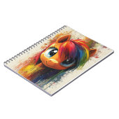 Eenhoorn schilderij notitieboek (Linkerzijde)