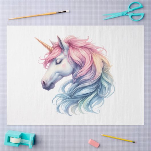 Eenhoorn serie ontwerp 4 tissuepapier (Craft)