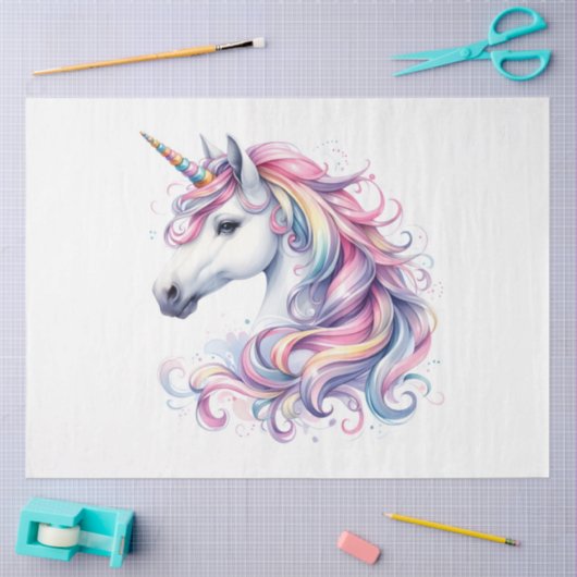 Eenhoorn serie ontwerp 5 tissuepapier (Craft)