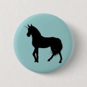 Eenhoorn Silhouette Button (Voorkant)