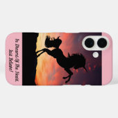 Eenhoorn Silhouette iPhone / iPad case (Achterkant (horizontaal))