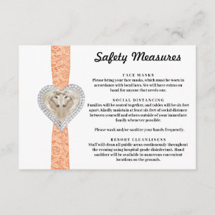 Eenhoorn Sinaasappel Kant veiligheidsmaatregelen Informatiekaartje