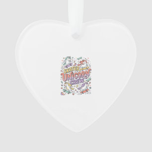 Eenhoorn Skater Eenhoorn Bemanning Whimsical Zazzl Ornament