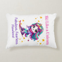 Eenhoorn skiër wintersport magische bergen