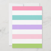 Eenhoorn Slaap-onder Uitnodiging, Eenhoorn Uitnodi Kaart (Achterkant)