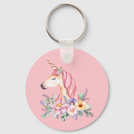 Eenhoorn Sleutelhanger (Voorkant)