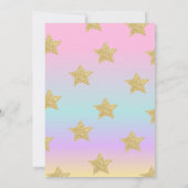 Eenhoorn Slime Uitnodiging Slime Party Eenhoorn (Achterkant)