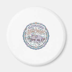Eenhoorn Slothicorn Langzame Magie Whimsical T-Shi Magneet