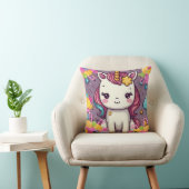 Eenhoorn Snoep Print Kussen (Stoel)