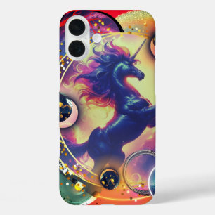 Eenhoorn Space Telefoonhoes iPhone 16 Plus Hoesje