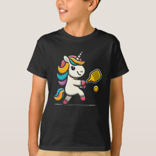 Eenhoorn Spelen Pickleball Speler Lover Kinder Vro T-shirt