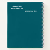 Eenhoorn Spiraal Notebook Notitieboek (Achterkant)