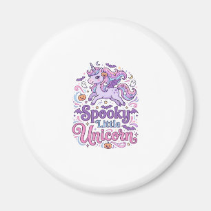 Eenhoorn Spookachtige Kleine Eenhoorn Retro Stijl Magneet