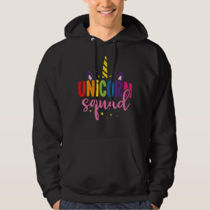 Eenhoorn Squad Leuke Eenhoorn Verjaardag Zoon Meis Hoodie