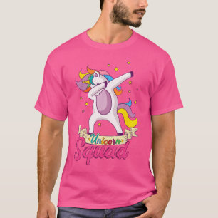 Eenhoorn Squad met Dabbing Eenhoorn Hip Hop Pose T-shirt