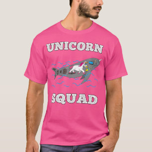 Eenhoorn Squad Narwhal Grappig Eenhoorn Scuba Divi T-shirt