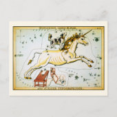  eenhoorn sterrenbeeld Briefkaart (Voorkant)