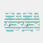 Eenhoorn sterrenbeeld Groen 1e verjaardag Dank u Bedankdoosjes (Uitgevouwen)