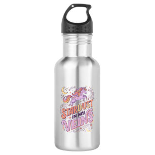 Eenhoorn Sterrenstof in Mijn Aderen Whimsical Merc Waterfles