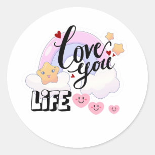 Eenhoorn sticker ontwerp